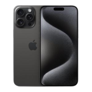 Refurbished iPhone 15 pro max black titanium